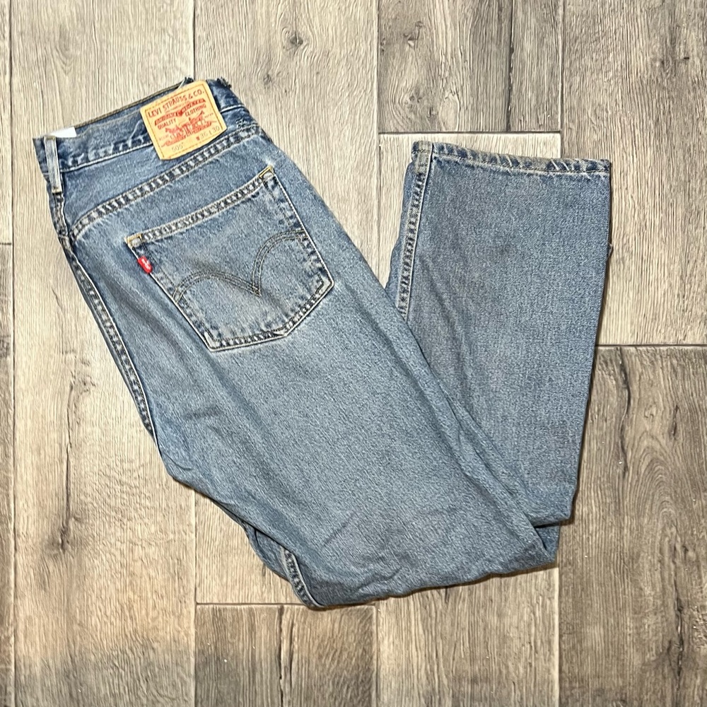 Levi’s 505 faded blue Jeans